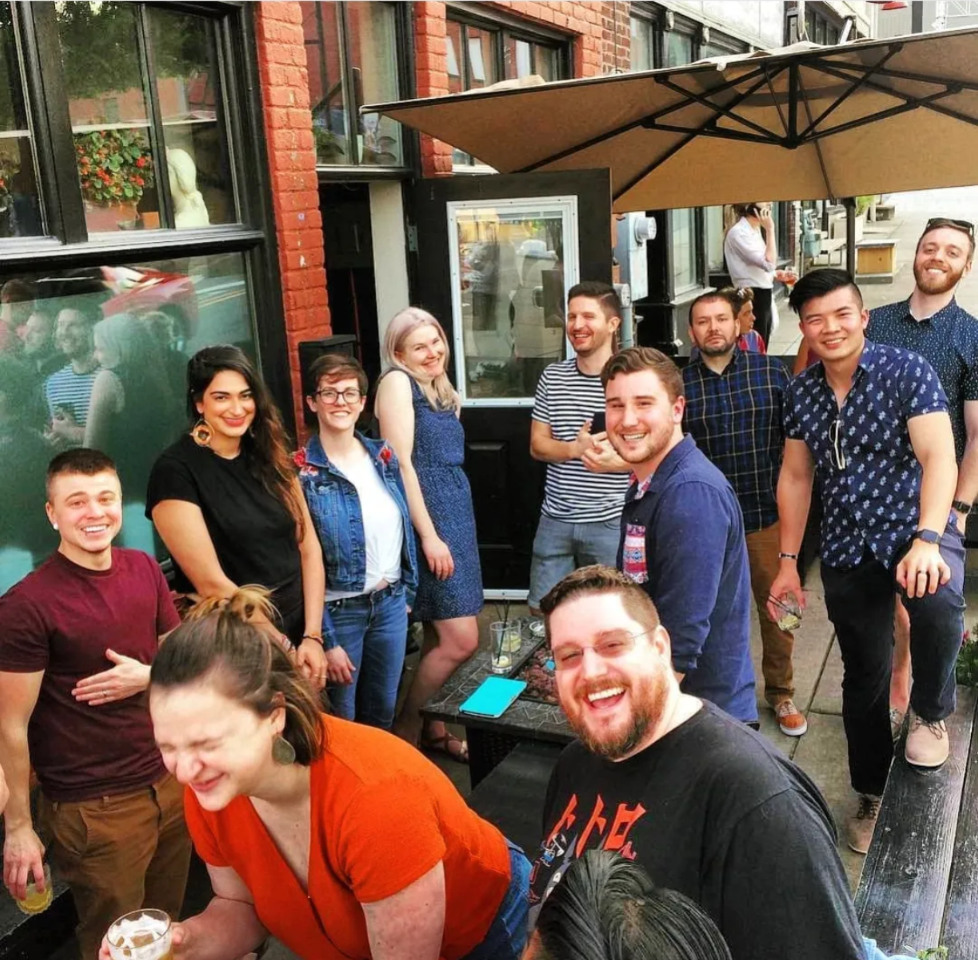 Patio friends at Fair Witness